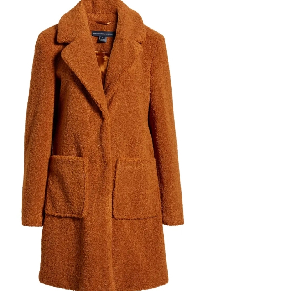 French Connection Walker Teddy Coat XS